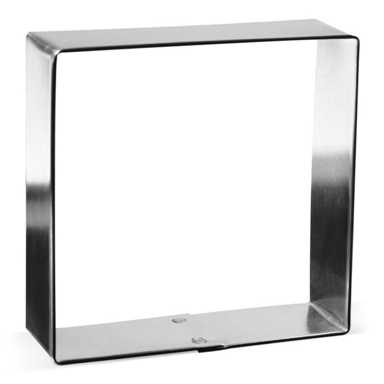 CookieCutter.Com Brand Square Cookie Cutter 4 in, Tin Plate Steel, Handmade in USA